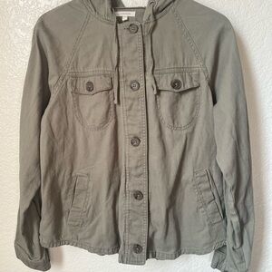Maurice’s Olive Green Hooded Jacket